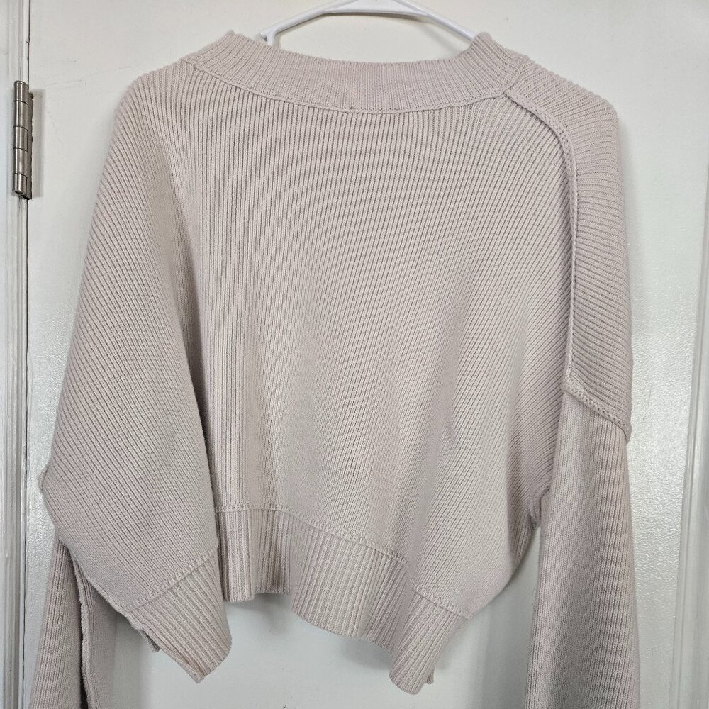 Free People Easy Street Tunic in Cream, Size S, Cropped